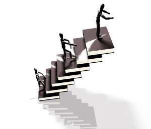 learn to climb up the career ladder again